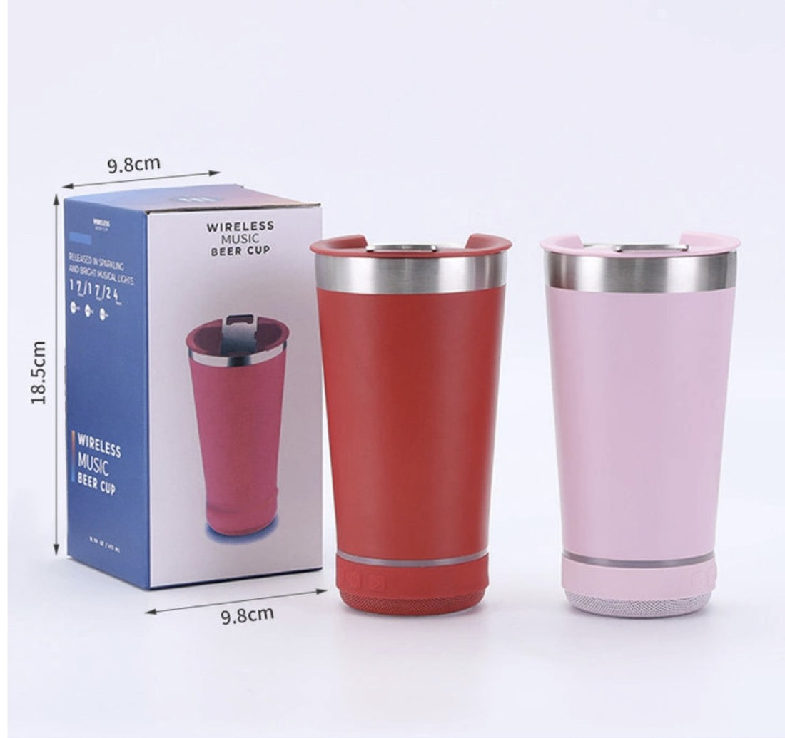 VASO TERMICO CON PARLANTE BLUETOOH