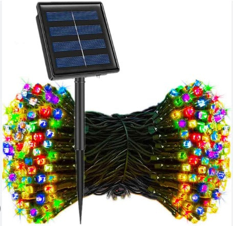 LUCES NAVIDEÑAS MULTI COM PANEL SOLAR 30